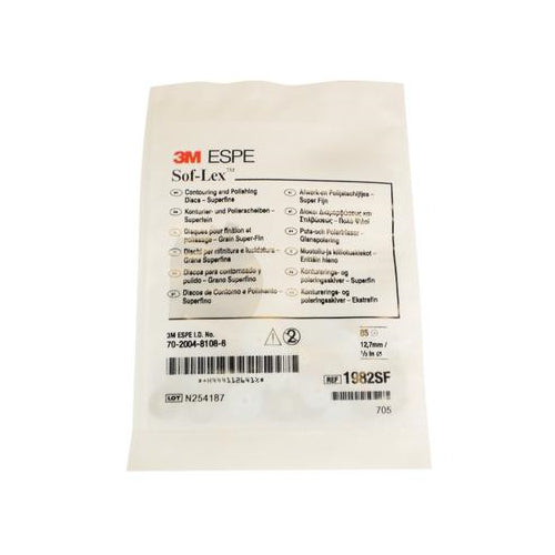 3M ESPE 1982SF Sof-Lex Contouring & Polishing Pop-On Discs 1/2 3M ESPE 1982SF Sof-Lex Contouring & Polishing Pop-On Discs 1/2